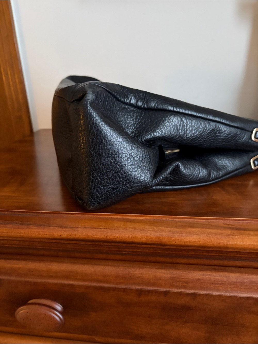 Coach Black Pebbled Leather Hobo with Gold Hardware AS IS *READ* - Picture 5 of 5